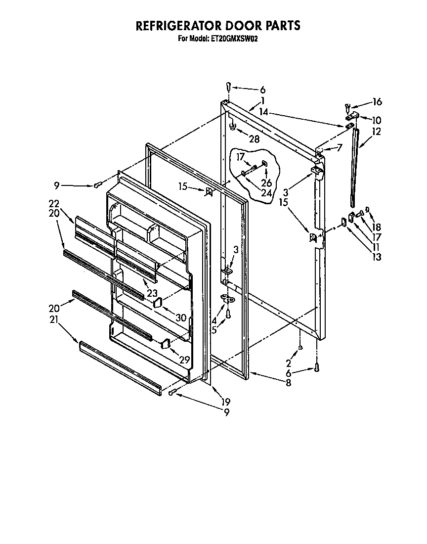 REFRIGERATOR DOOR