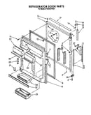 Refrigerator door