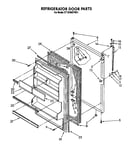 Refrigerator door