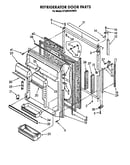 Refrigerator door
