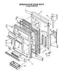 Refrigerator door