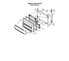 Whirlpool ET20NKXSW20 freezer door diagram