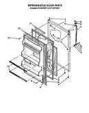 Refrigerator door