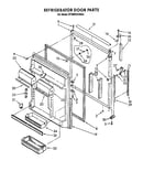 Refrigerator door