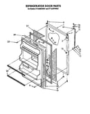 Refrigerator door
