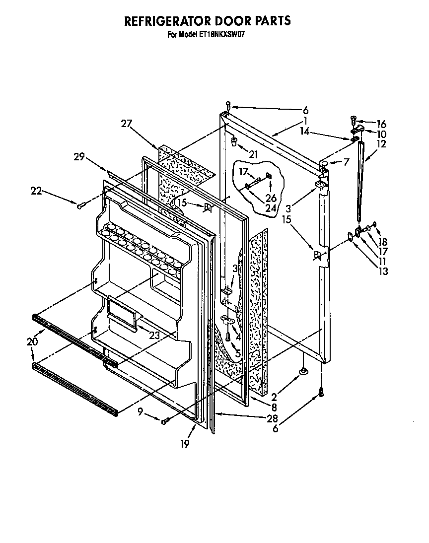 REFRIGERATOR DOOR