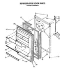 Refrigerator door