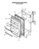 Refrigerator door