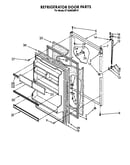 Refrigerator door