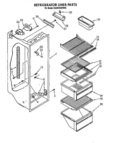 Refrigerator liner