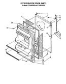 Refrigerator door