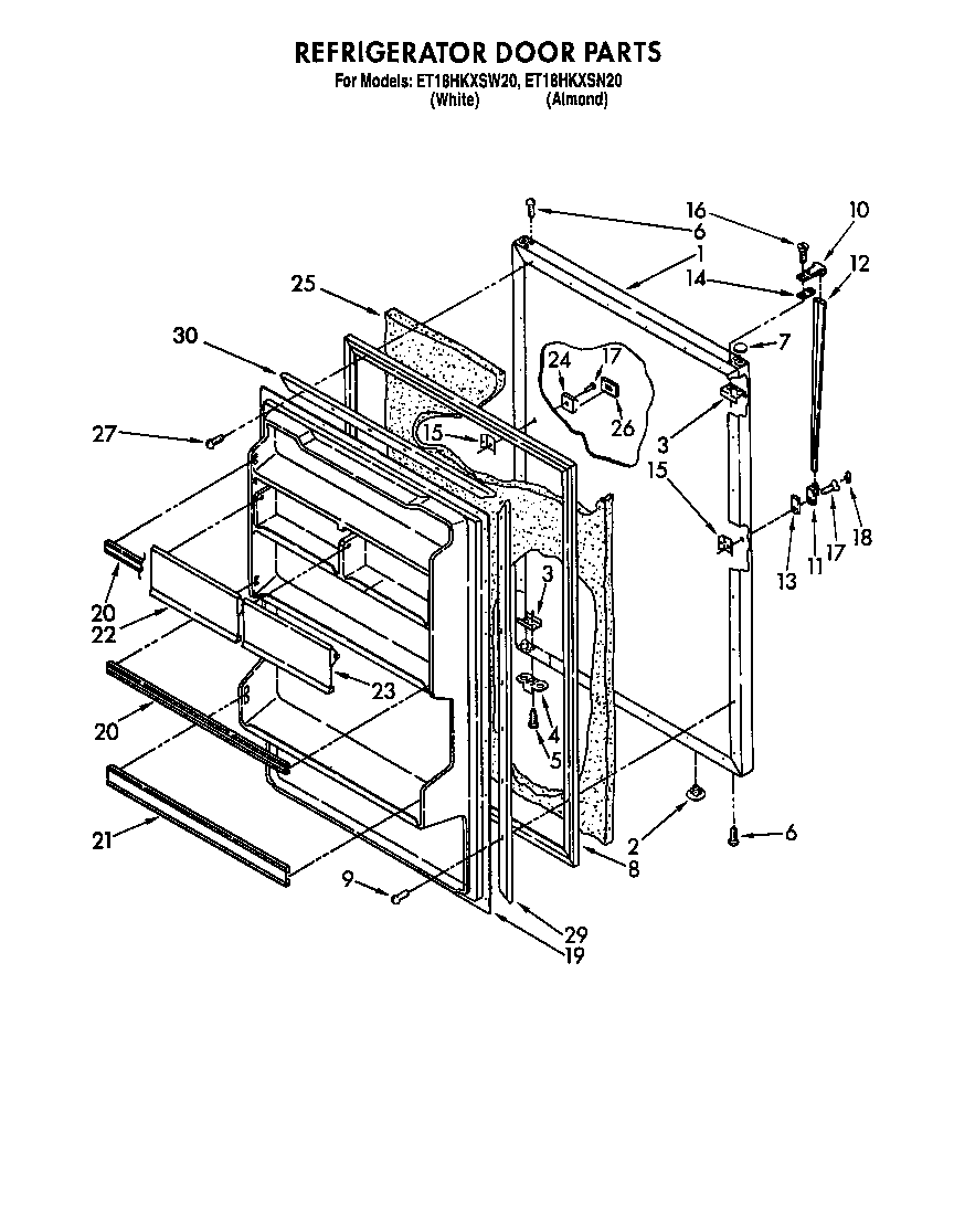 REFRIGERATOR DOOR