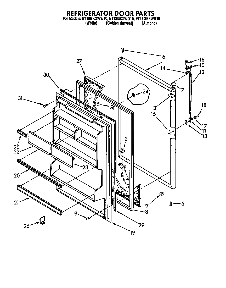 REFRIGERATOR DOOR