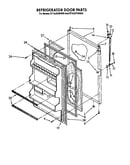 Refrigerator door