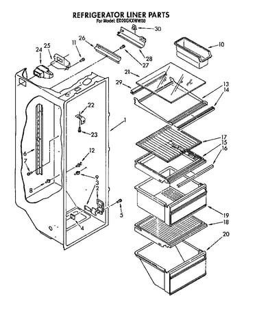 Refrigerator liner