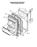 Refrigerator door