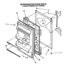 Refrigerator door