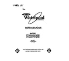 Whirlpool ET16ZMYWG00 front cover diagram