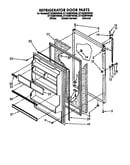 Refrigerator door