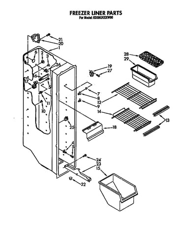 Freezer liner