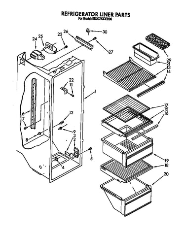 Refrigerator liner