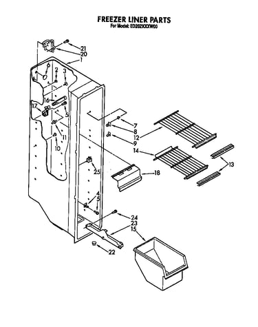 Freezer liner