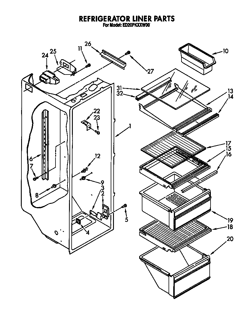 REFRIGERATOR LINER