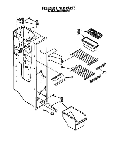 Freezer liner