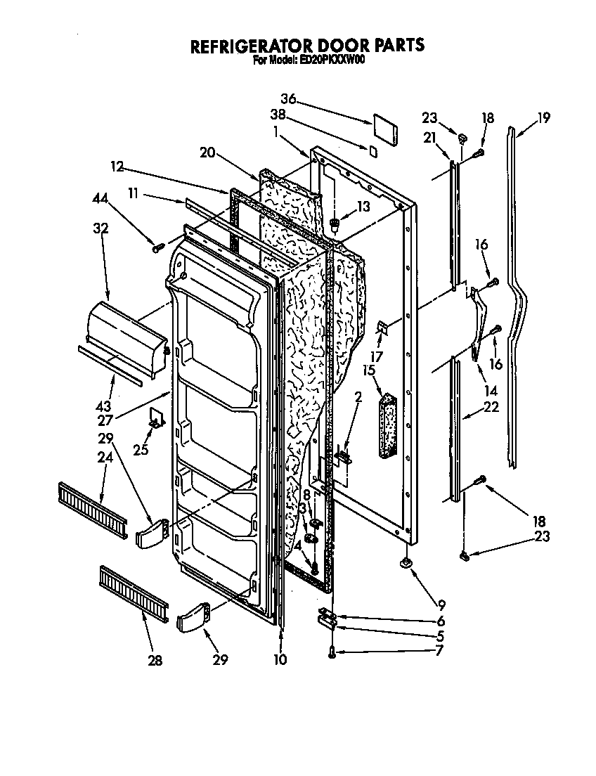 REFRIGERATOR DOOR