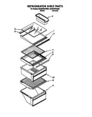 Refrigerator shelf