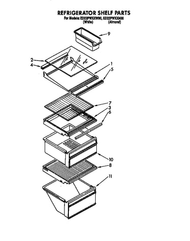 Refrigerator shelf