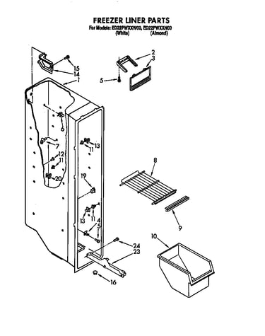 Freezer liner