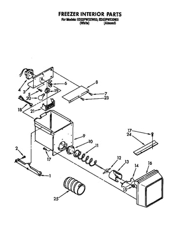 Freezer interior