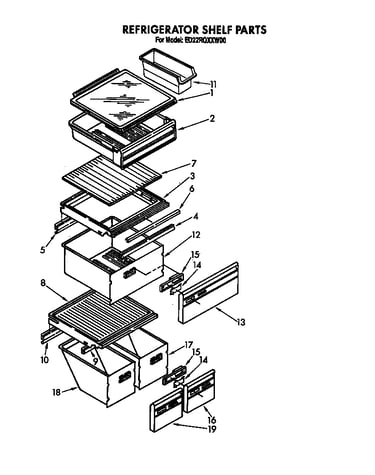 Refrigerator shelf