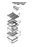 Refrigerator shelf