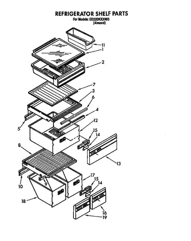 Refrigerator shelf