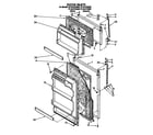 Whirlpool ET14LKXXW00 door diagram