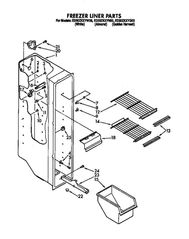 Freezer liner