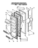 Refrigerator door