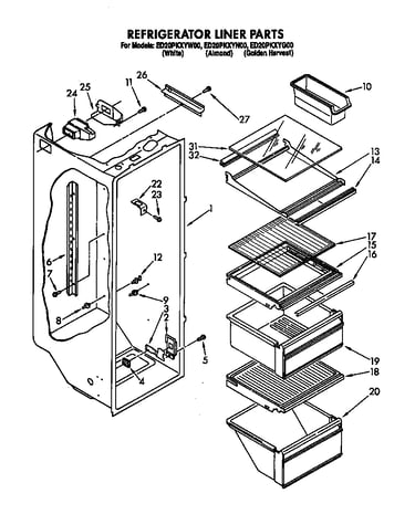Refrigerator liner