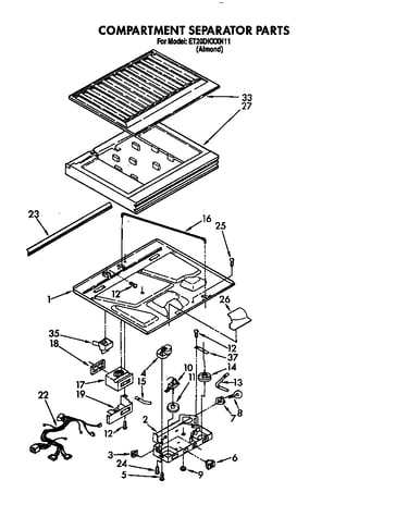 Compartment separator