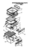 Refrigerator shelf
