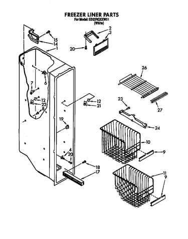 Freezer liner