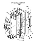 Refrigerator door