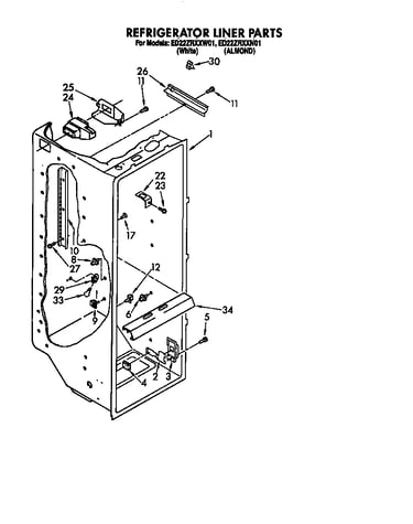 Refrigerator liner