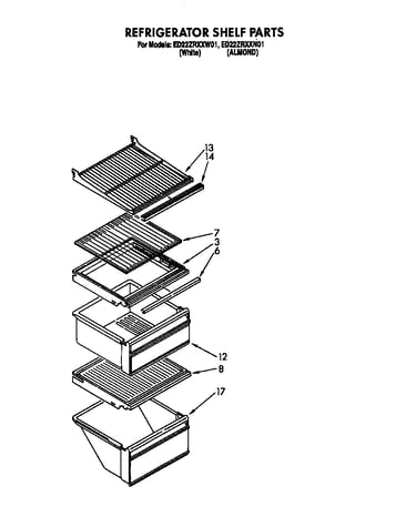 Refrigerator shelf