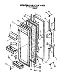 Refrigerator door