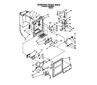 Whirlpool ED22DQXXN01 dispenser front diagram