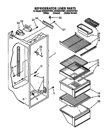 Refrigerator liner