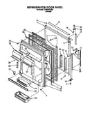 Refrigerator door
